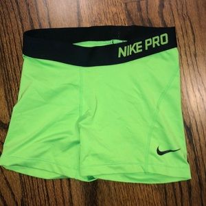 nike pro shorts lime green Off 54 
